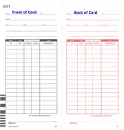 500 Lathem 7000E 7500E E7 Compatible Time Clock Cards, 3.375" W x 7.3125" L