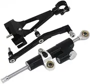 WILRAY Motorcycle Steering Damper Stabilizer with Mounting Bracket Adapter Set for Y&amaha MT09 MT-09 MT 09 2013 2014 2015 2016
