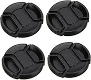GAROZATION 4pcs Camera Lens Cover Lens Protector Front Camera Lens Snap Glasses Camera Laptop Camera Slider Camera Cover Lens -on Front Lens Cap Lens Covers Webcam Video Clip Plastic Black