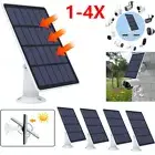 10W 5V Solar Panel for Micro USB Power CCTV Camera Security Cam Battery Charger