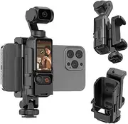 VIDIFY Phone Holder for DJI Osmo Pocket 3, Phone Mount Bracket for DJI Osmo Pocket 3, Teleprompter Stand Expansion Protective Case with 1/4" Thread Hole Used with Tripod and Extension Pole