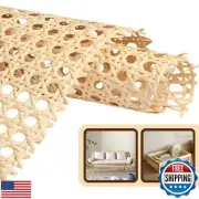 Eunice Cane Rattan Webbing Roll, 16" Wx158 L, Natural Rattan Material, Hexago