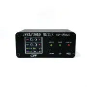 CQV-SWR120 Power Watt Meter 1.8MHz-54MHz Standing-waves Meter 240 * 240 Full Color Digital LCD Display SWR Short Waves M