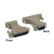DB9 Male to DB25 Male AT Modem Adapter Converter Pin RS-232 Shielded Molded