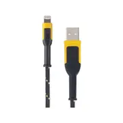 Dewalt Charging Cable Reinforced With Kevlar Lightning To Usb 1 2m