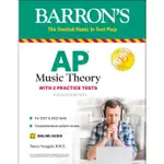 【升學＆留學考試用書 / AP 大學先修課程】BARRON’S AP MUSIC THEORY: WITH 2 PRACTICE TESTS (4/E) 9781506264097 <華通書坊/姆斯>
