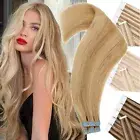 Balayage Seamless Tape in Remy Real 100% Human Hair Extensions Long Skin Weft US