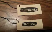 Two Hartland Official Hang Tag with COA
