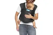 Moby Evolution Wrap Baby Newborn Viscose Adjustable Body Carrier Charcoal