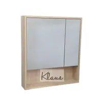 在飛比找蝦皮購物優惠-【Klaus】台灣製 木紋 鏡櫃 防水鏡櫃 發泡板鏡櫃  浴