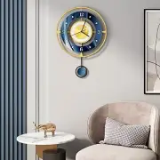 21 Inch Decorative Wall Clock, Battery Operated, Quartz Sweep Movement,