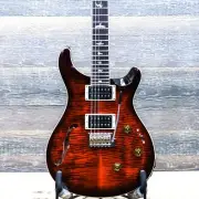 PRS SE Custom 24 Semi-Hollow Piezo Orange Tiger Smokeburst Electric Guitar w/Bag