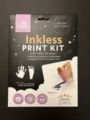 Inkless Print Kit Bold Black Handprint Footprint No Mess!