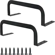Crapyt 4 PCS Mattress from Sliding Non Slip Mattress Gripper Mattress Slide Stopper for Mattress Edges Mattress Retainer Bar /10.24"×3.15"×3.54" Black