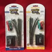 Bachmann E-Z Track System N Scale Remote Turnout Right & Left, 44862 - 44861