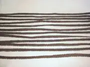 18-5/8Y CONSO INTERNATIONAL DARK BROWN FRENCH GIMP TRIM DRAPERY UPHOLSTERY TRIM
