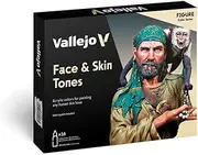 Vallejo Model Color Set 70258 Face & Skin Tones (16x18ml)