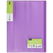 J.Burrows Recycled Ice Display Book 20 Pocket Purple
