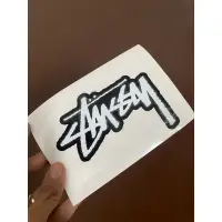 在飛比找蝦皮購物優惠-Stussy Bold Logo 汽車馬達貼紙高級防水