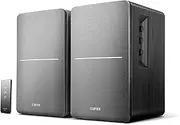 Edifier R1280T Powered Bookshelf Speakers - 2.0 Active Near Field Monitors - Studio Monitor Speaker - Black Wooden Enclosure - 42 Watts RMS