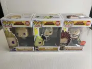 FUNKO POP SET OF 3 MY HERO ACADEMIA Mirio Togata #1004 Ryuky #1007 El Jiro #1009