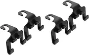 ETHZZLE 4 Pcs Bag Hooks for Cars Car Bag Hook Car Coat Hanger Car Seat Headrest Hook Car Hooks for Headrest Purse Hooks for Cars Car Headrest Hook Car Seat Hooks Bag Hook for Cars