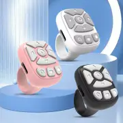 Bluetooth 5.3 Remote Control Ring Finger Scroller Remote E-book Scrolling Ring