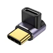 USB C Adapter 90° Up & Down Type C Extender 40Gbps 8k
