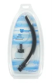CleanStream 10-Inch Silicone Comfort Nozzle Attachment - Shower Douche Enema