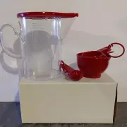 GourmetArt, Red Measuring Cups , Spoons & Mixing Pitcher Set