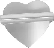 Abaodam Heart Shape Burger Press Durable Kitchen Patty Maker Tool for Even Sized Burgers Smooth Surface Design for Easy Removal and Quick Cooking for Home Cooking and BBQ