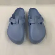 Birkenstock New with Box Boston Dusty Blue EVA Regular Width - Select Size
