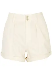 Paige Brooklyn Stretch-denim Shorts - Sand - W29 W29