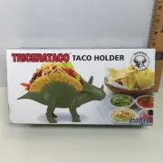 Triceratops Taco Holder Dinosaur Green Tuesdays Party Barbuzzo Kid Dish