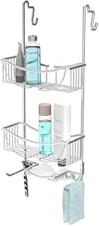 Better Living 13634 Products Tier Shower Caddy 3-Tier Over The Door Grey