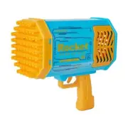 1x 69 Holes Bubble Gun Automatic Bazooka Soap Water Bubble Machine Toy Gift