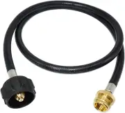 4 Feet Propane Adapter Hose 1 Lb to 20 Lb Converter Replacement for Qcc1/Type1 T