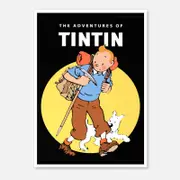Galrie The Adventures of Tintin Classic Comic Art Print Nostalgic Decor Piece, Poster Only, 70 x 100cm (28 x 40inch)
