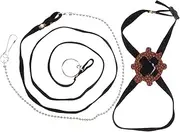 Kisangel Portable Turtle Leash Pet Pulling Rope for Tortoise Walking Hauling Rope Comfortable Harness Leash 1pc