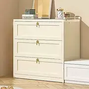 [KCTOT] Drawer Cabinet, Storage Cabinet at The End of The Bedv, Living Room Chest of Drawers, Multi-Purpose Storage Cabinet, Bedroom Bedside Table(75.8cm/29.8in)