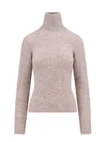 [Isabel Marant] Isabel Marant-Alpaca Blend Sweater With Metal Buttons-Donna 36