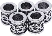 [Generic] 5 Set Vikings Runes Tube Beads Hair Braid Bead Hair Accessories for