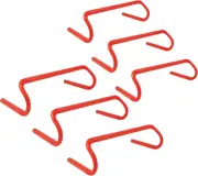 6 Pack Agility Speed Training Hurdles- 6" Detachable Agility Training Hurdles- S