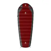 Domex Halo Plus Standard -17C Right Side Zipper Down Sleeping Bag Red/Charcoal