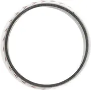 Abaodam Titanium Steel Baseball Ring Simple Plain Unisex Sports Themed Jewelry Durable Stylish Design for Men and Women for Weddings and Casual Wear