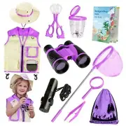 Explorer Kit & Bug Catcher Kit for Kids Outdoor Exploration for Boys Purple