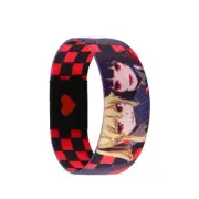Anime Stretch Wristband Bracelet Flexible Wrist Band Cuff Bracelet Sports A