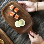 Serving Tray Snack Plate Dinner Plate Bread Board Portable Platter Dried Fruit