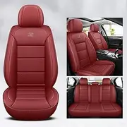 NOBQUA Car Seat Covers Universal Full Set for Ford Focus Active/Focus Trend/Focus Vignale/Focus Active Wagon/Focus ST line Turnier/Focus Titanium Turnier/Focus Vignale Turnier/Car Accessories