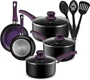 Pots and Pans Set Kitchen Cookware Sets Nonstick Aluminum Cooking Essentials